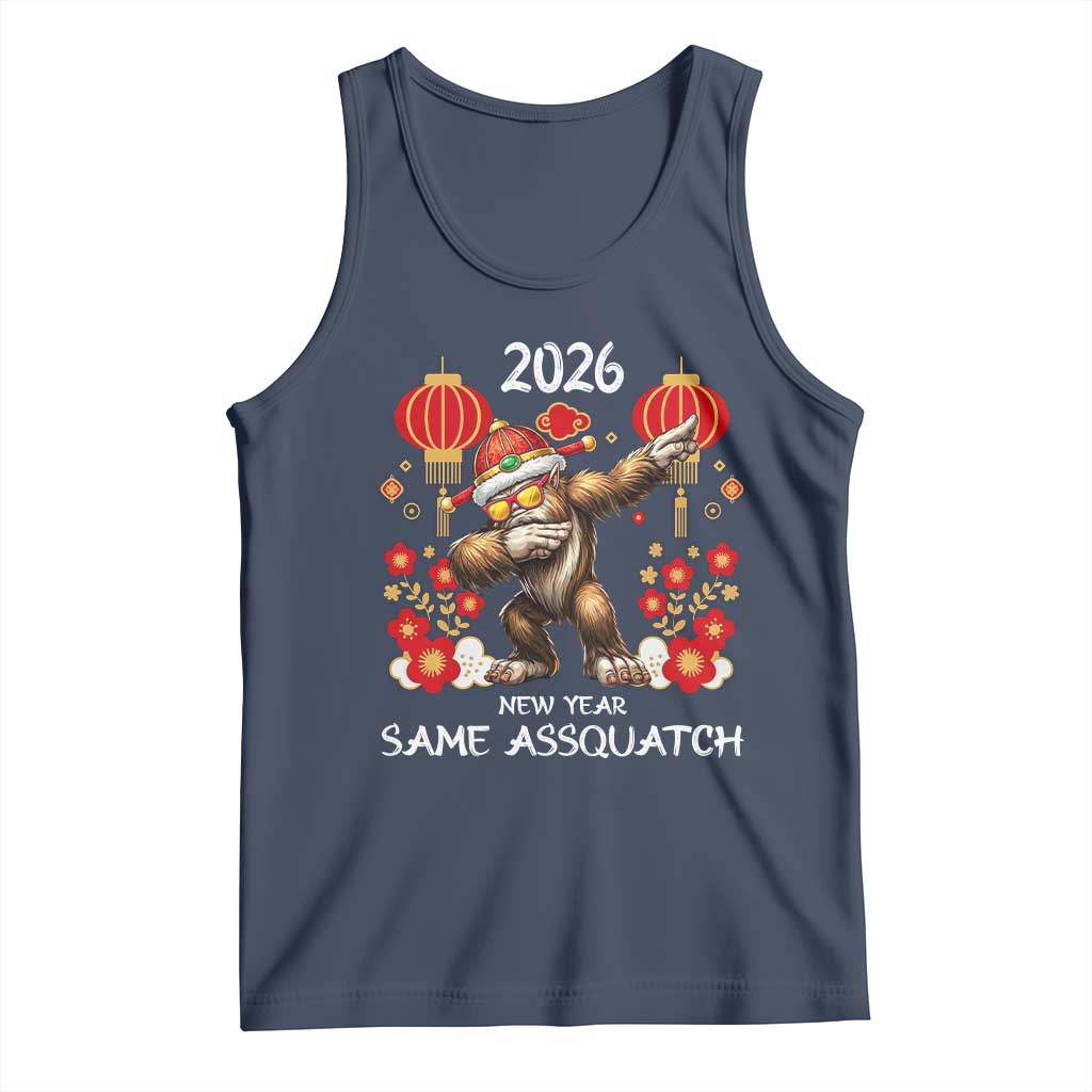Bigfoot Lunar New Year Tank Top Funny Same Assquatch - Wonder Print Shop