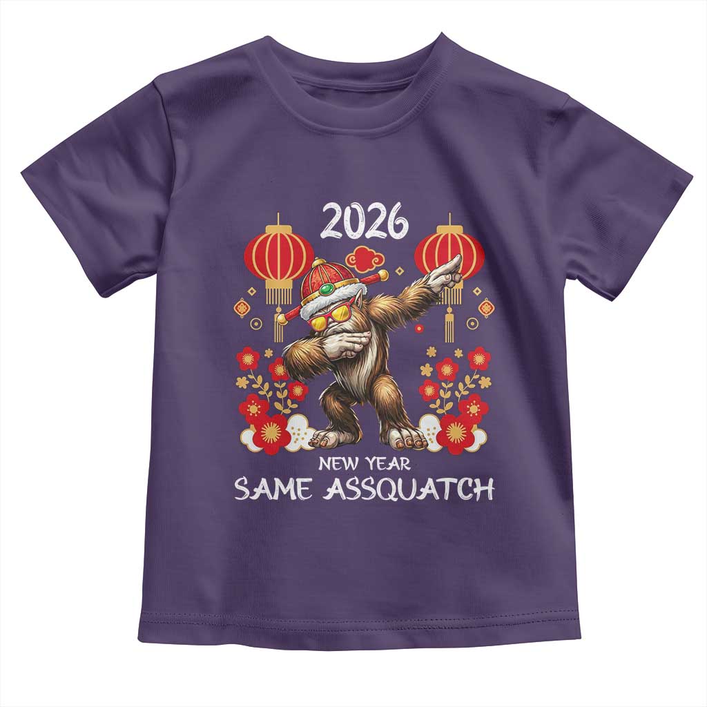 Bigfoot Lunar New Year Toddler T Shirt Funny Same Assquatch - Wonder Print Shop