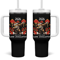 Bigfoot Lunar New Year Tumbler With Handle Funny Same Assquatch - Wonder Print Shop