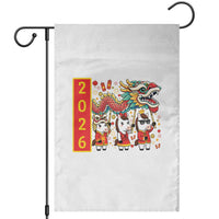 Cute Horse Dragon Dance Garden Flag Lunar New Year - Wonder Print Shop