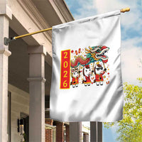 Cute Horse Dragon Dance Garden Flag Lunar New Year - Wonder Print Shop