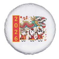 Cute Horse Dragon Dance Spare Tire Cover Lunar New Year - Wonder Print Shop