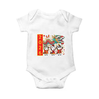 Cute Horse Dragon Dance Baby Onesie Lunar New Year - Wonder Print Shop