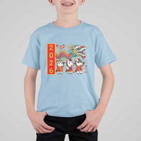 Cute Horse Dragon Dance T Shirt For Kid Lunar New Year - Wonder Print Shop