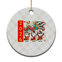 Cute Horse Dragon Dance Ceramic Ornament Lunar New Year - Wonder Print Shop
