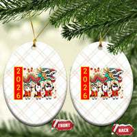 Cute Horse Dragon Dance Ceramic Ornament Lunar New Year - Wonder Print Shop