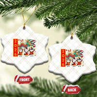 Cute Horse Dragon Dance Ceramic Ornament Lunar New Year - Wonder Print Shop