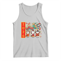 Cute Horse Dragon Dance Tank Top Lunar New Year - Wonder Print Shop