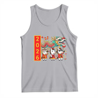 Cute Horse Dragon Dance Tank Top Lunar New Year - Wonder Print Shop