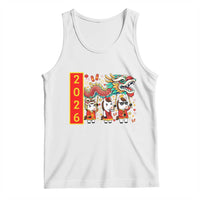 Cute Horse Dragon Dance Tank Top Lunar New Year - Wonder Print Shop