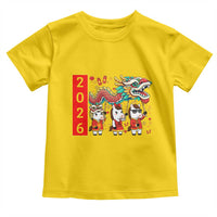 Cute Horse Dragon Dance Toddler T Shirt Lunar New Year - Wonder Print Shop
