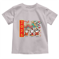 Cute Horse Dragon Dance Toddler T Shirt Lunar New Year - Wonder Print Shop
