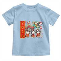 Cute Horse Dragon Dance Toddler T Shirt Lunar New Year - Wonder Print Shop