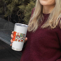 Cute Horse Dragon Dance Tumbler Cup Lunar New Year - Wonder Print Shop