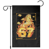 Funny Horse Six Seven Meme Garden Flag Happy Lunar New Year - Wonder Print Shop