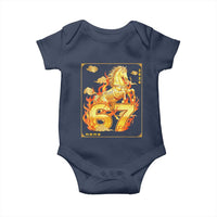 Funny Horse Six Seven Meme Baby Onesie Happy Lunar New Year - Wonder Print Shop