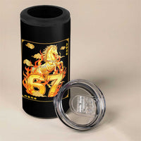 Funny Horse Six Seven Meme 4 in 1 Can Cooler Tumbler Happy Lunar New Year - Wonder Print Shop