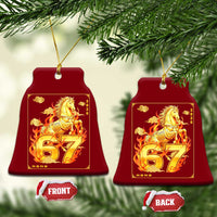Funny Horse Six Seven Meme Ceramic Ornament Happy Lunar New Year - Wonder Print Shop
