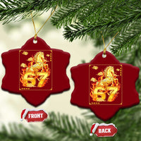 Funny Horse Six Seven Meme Ceramic Ornament Happy Lunar New Year - Wonder Print Shop
