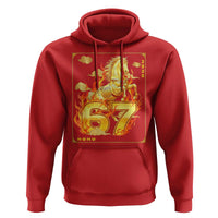 Funny Horse Six Seven Meme Hoodie Happy Lunar New Year - Wonder Print Shop
