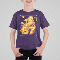 Funny Horse Six Seven Meme T Shirt For Kid Happy Lunar New Year - Wonder Print Shop