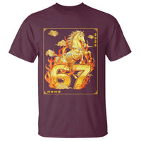 Funny Horse Six Seven Meme T Shirt Happy Lunar New Year - Wonder Print Shop