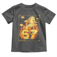 Funny Horse Six Seven Meme Toddler T Shirt Happy Lunar New Year - Wonder Print Shop