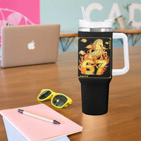 Funny Horse Six Seven Meme Tumbler With Handle Happy Lunar New Year - Wonder Print Shop