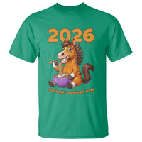 Still Not Joining A Gym Lunar New Year T Shirt Funny Horse Eating Ramen - Wonder Print Shop