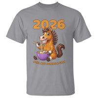 Still Not Joining A Gym Lunar New Year T Shirt Funny Horse Eating Ramen - Wonder Print Shop