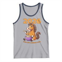 Still Not Joining A Gym Lunar New Year Tank Top Funny Horse Eating Ramen - Wonder Print Shop