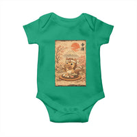 Funny Horse Eating Sushi Baby Onesie Japanese Noodle Lover - Wonder Print Shop