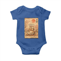 Funny Horse Eating Sushi Baby Onesie Japanese Noodle Lover - Wonder Print Shop