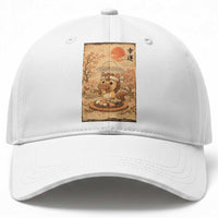 Funny Horse Eating Sushi Baseball Cap Japanese Noodle Lover