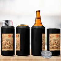 Funny Horse Eating Sushi 4 in 1 Can Cooler Tumbler Japanese Noodle Lover - Wonder Print Shop