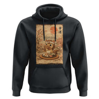 Funny Horse Eating Sushi Hoodie Japanese Noodle Lover - Wonder Print Shop
