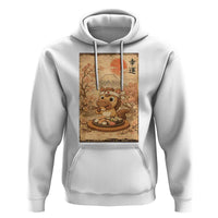 Funny Horse Eating Sushi Hoodie Japanese Noodle Lover - Wonder Print Shop