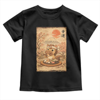 Funny Horse Eating Sushi Toddler T Shirt Japanese Noodle Lover - Wonder Print Shop
