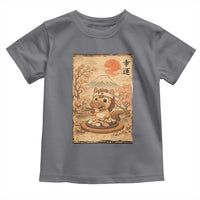 Funny Horse Eating Sushi Toddler T Shirt Japanese Noodle Lover - Wonder Print Shop