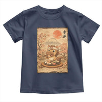 Funny Horse Eating Sushi Toddler T Shirt Japanese Noodle Lover - Wonder Print Shop