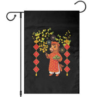 Funny Tet Holiday Garden Flag Cute Horse In Ao Dai - Wonder Print Shop