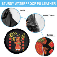 Funny Tet Holiday Spare Tire Cover Cute Horse In Ao Dai - Wonder Print Shop