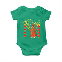 Funny Tet Holiday Baby Onesie Cute Horse In Ao Dai - Wonder Print Shop