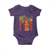 Funny Tet Holiday Baby Onesie Cute Horse In Ao Dai - Wonder Print Shop