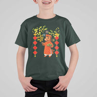 Funny Tet Holiday T Shirt For Kid Cute Horse In Ao Dai - Wonder Print Shop