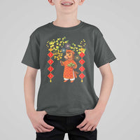 Funny Tet Holiday T Shirt For Kid Cute Horse In Ao Dai - Wonder Print Shop