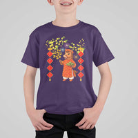 Funny Tet Holiday T Shirt For Kid Cute Horse In Ao Dai - Wonder Print Shop