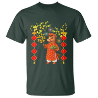 Funny Tet Holiday T Shirt Cute Horse In Ao Dai - Wonder Print Shop