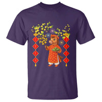 Funny Tet Holiday T Shirt Cute Horse In Ao Dai - Wonder Print Shop