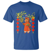 Funny Tet Holiday T Shirt Cute Horse In Ao Dai - Wonder Print Shop